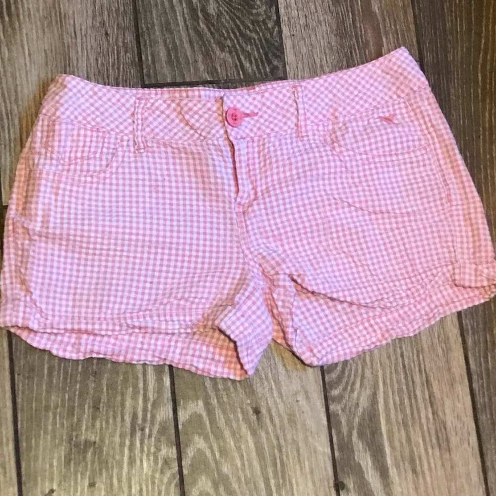Grane | Juniors Coral Seersucker Shorts Size 9